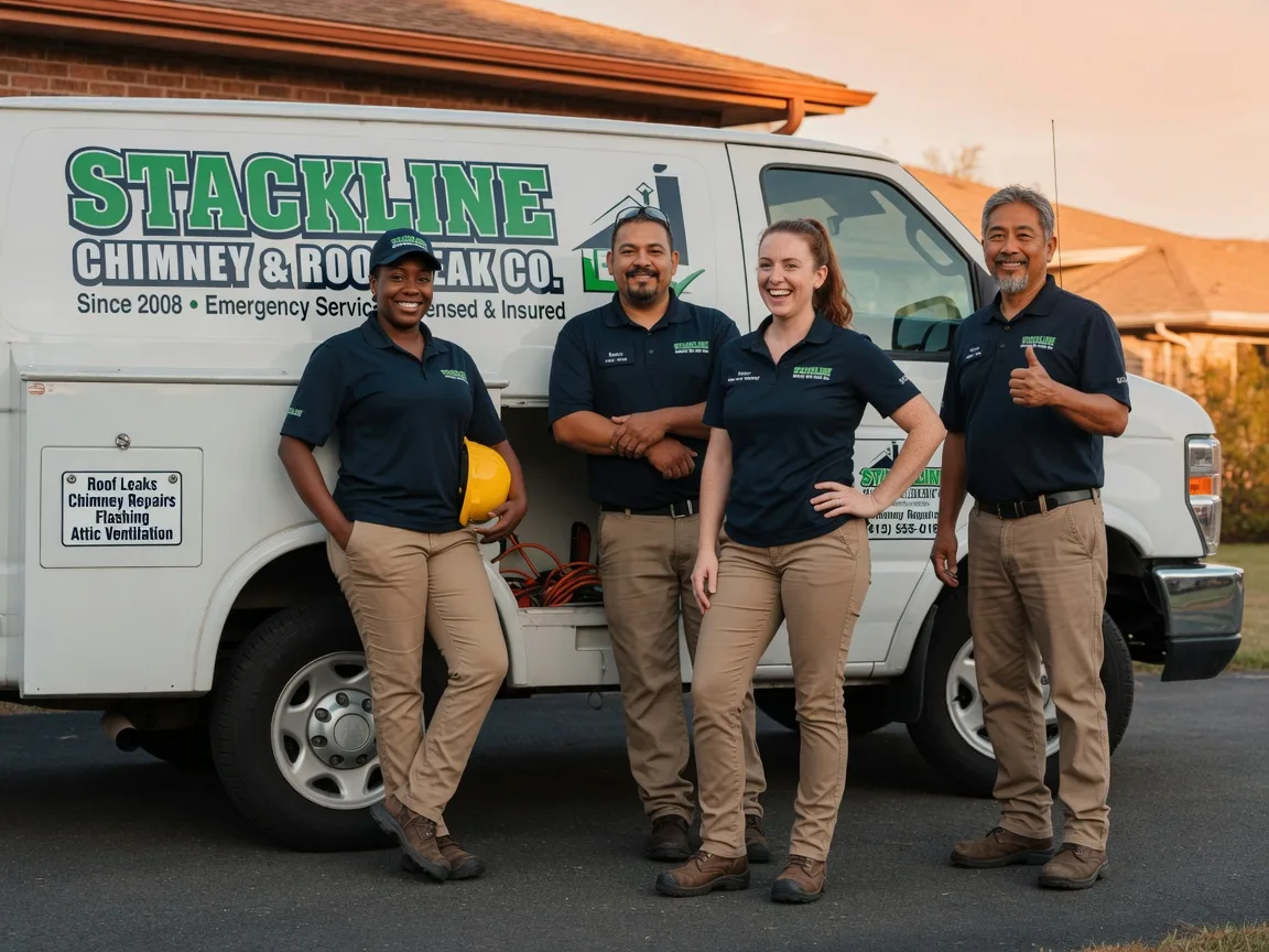 Chimney flashing repair company in Art, TX